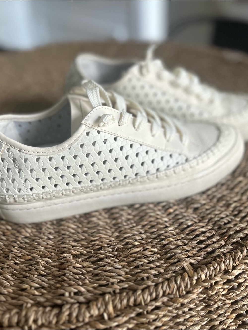 Dolce Vita weave pattern sneakers